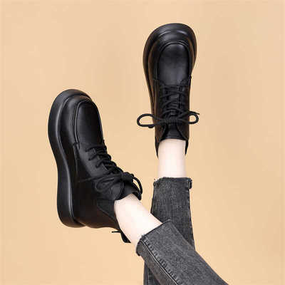 2025年新款英伦风马丁靴真皮短靴