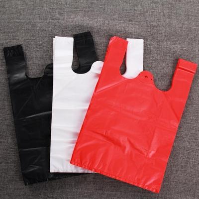 满50元批发包邮红色透明购物袋