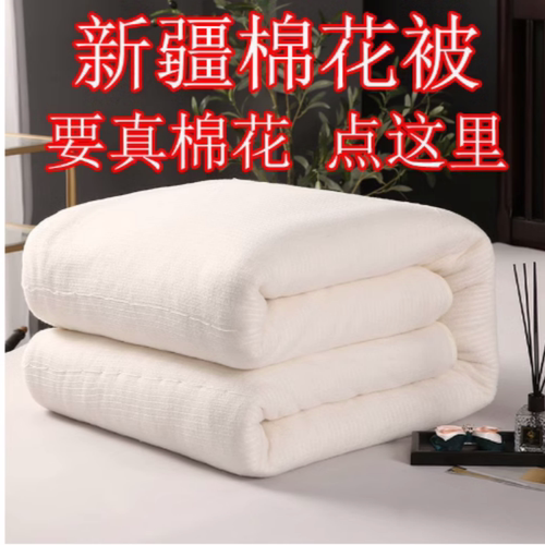 阿克苏加厚保暖纯棉花冬被褥子