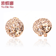 Ya na grade rhinestone earrings fashion Korean Stud Korea full rhinestone earrings 1061