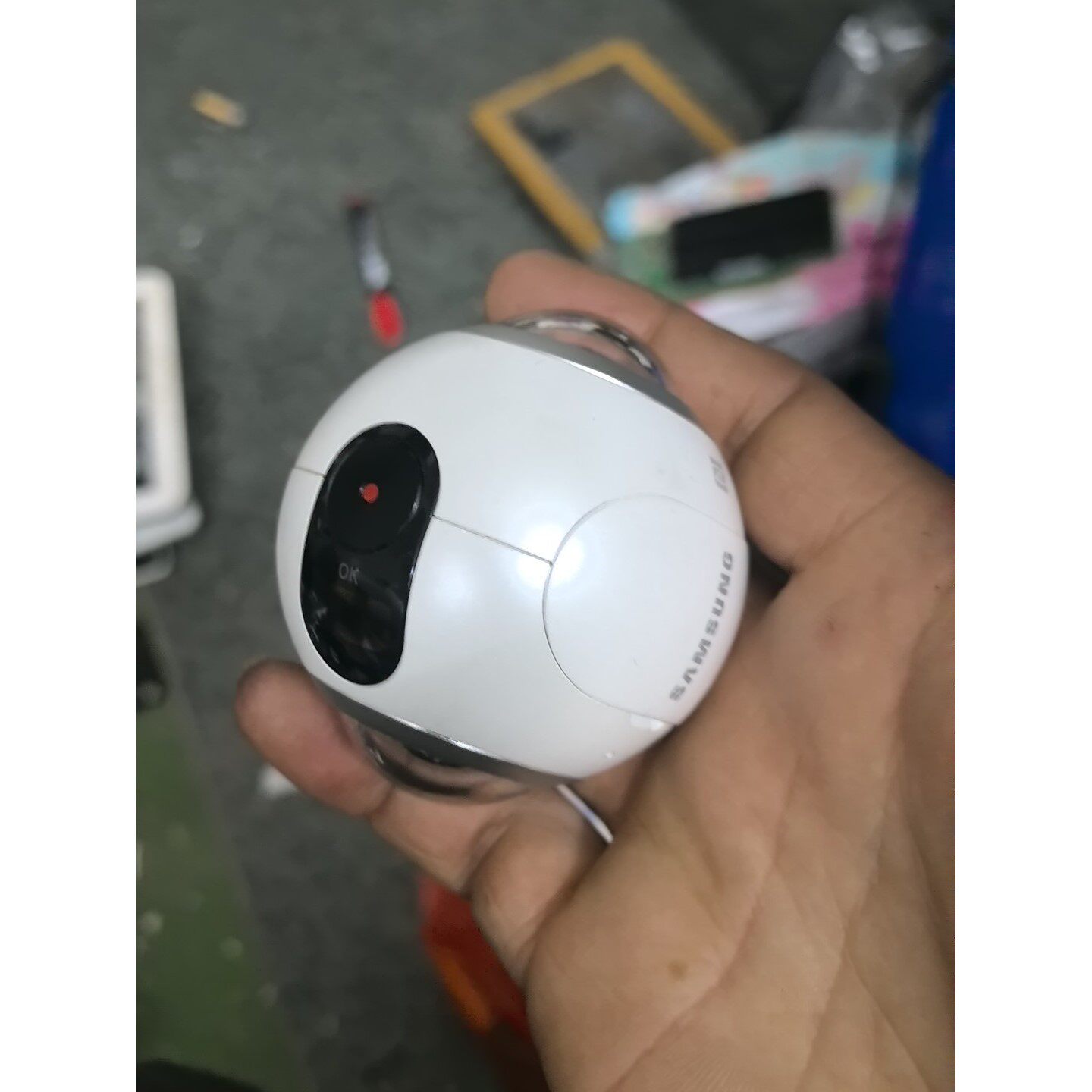 三星Gear360全景相机原装正品相机.电池盖连接机身的硅胶咨询维修