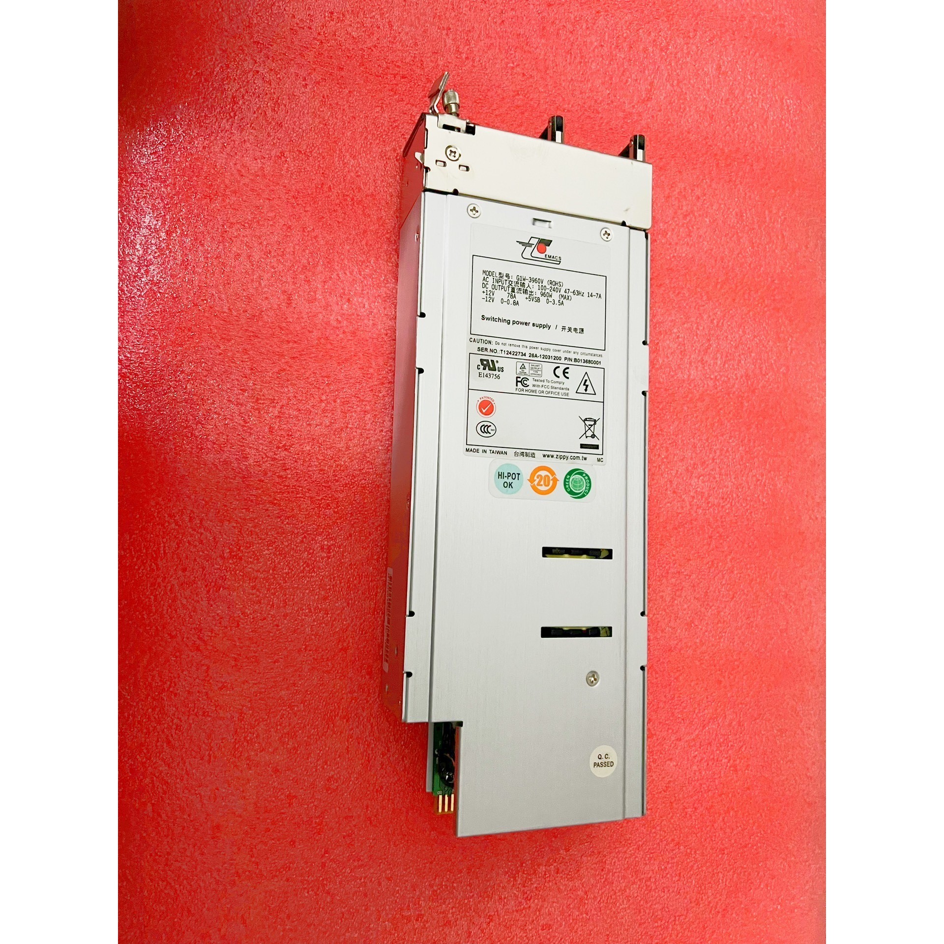 新巨 G1W-3960V 服务器冗余电源模块 960W 现货咨询维修咨询维修