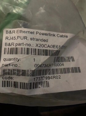 倍加莱powerlink 电缆X20CA0E61.0100,咨询维修咨询维修咨询维修