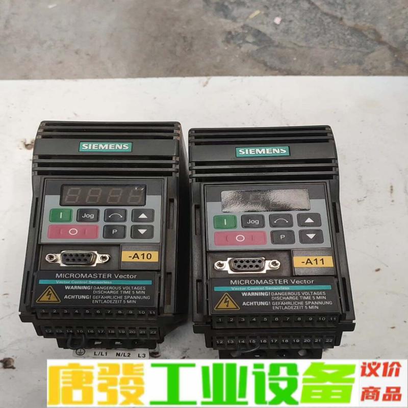 西门子变频器两台，上电正常，便宜处理，打包出，单价 维修询价