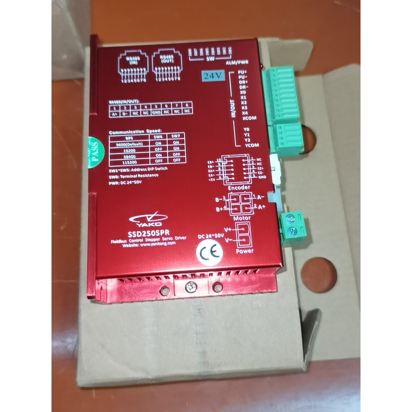 研控SSD2505PR  V2.1总线步进驱动四个,全新带包咨询维修咨询维修