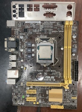华硕H81M-E主板,带G3220CPU,带挡板咨询维修咨询维修