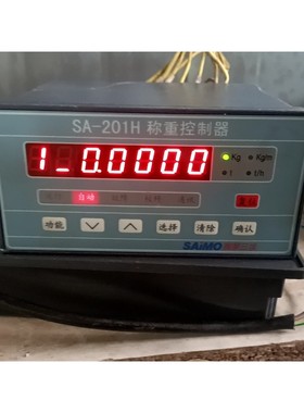 三埃称重控制器SA201H成色如图通电显示正常配件咨询维修