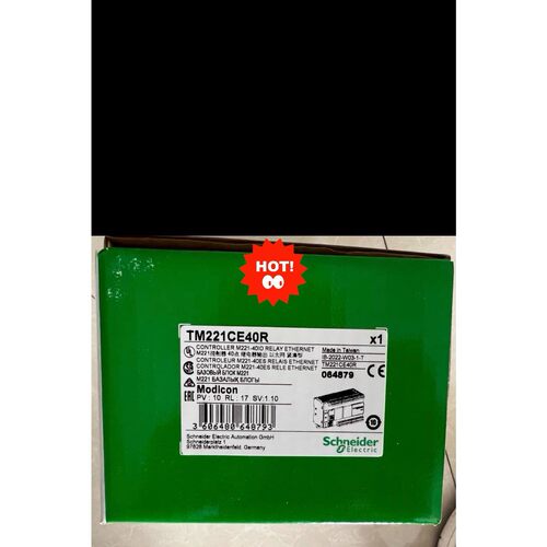 施耐德TM221CE40R 控制器全新原装质保一年现货实物咨询维修咨询