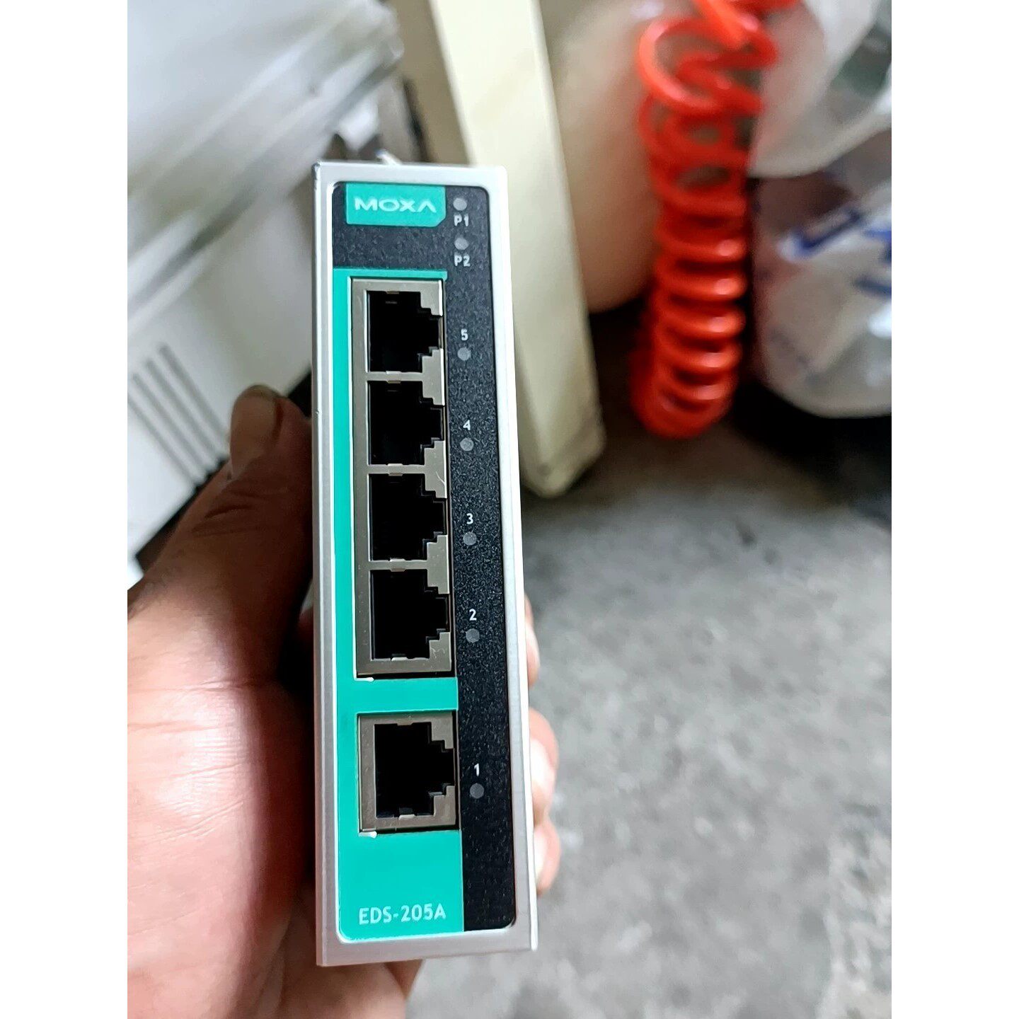 摩莎moxa交换机EDS205A二手拆机功能正常实咨询维修咨询维修