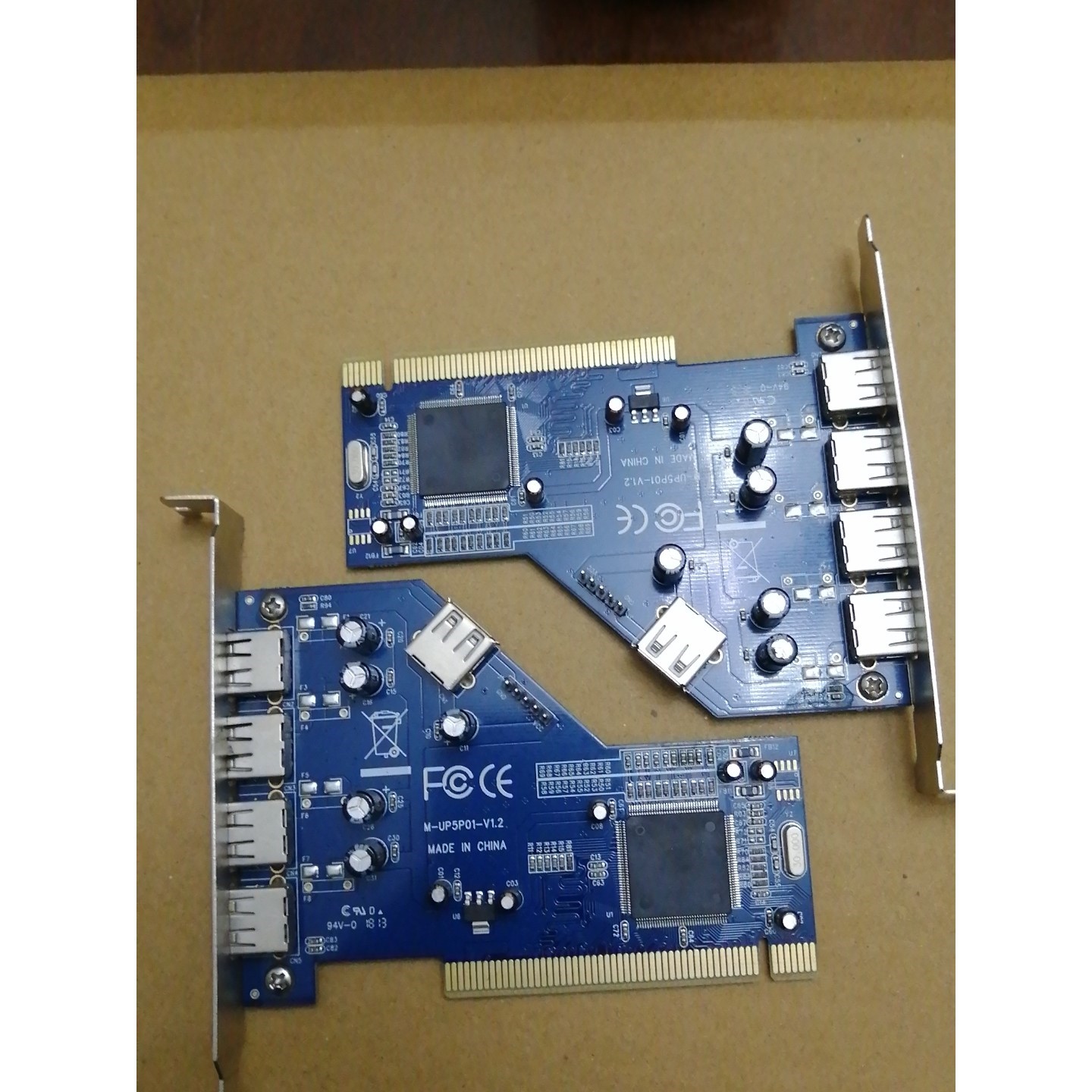 M-UP5P01-V1.2 PCI转USB 4卡口 拆机卡实咨询维修咨询维修咨询维