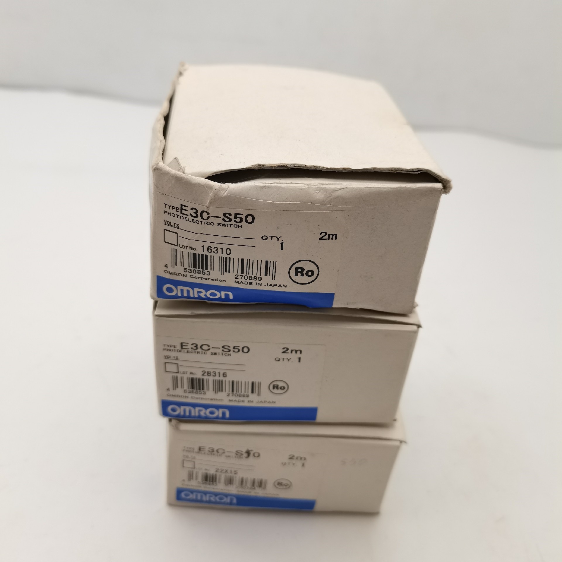 E3C-S50全新原装欧姆龙传感器 对射光眼 对射光电开关咨询维修咨