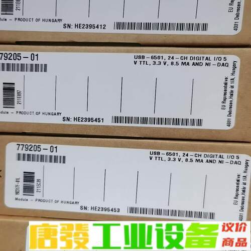 NI USB-6501 779205-01 原装正 维修询价