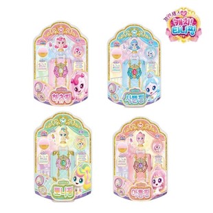 韩国亮亮闪闪星之魔方奇妙萌可第七季美丽萌可优雅萌可旅行箱公仔