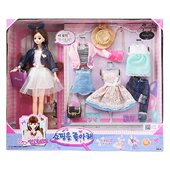 韩国进口女孩公主儿童玩具公主房试衣间 打扮装 饰过家家大礼盒