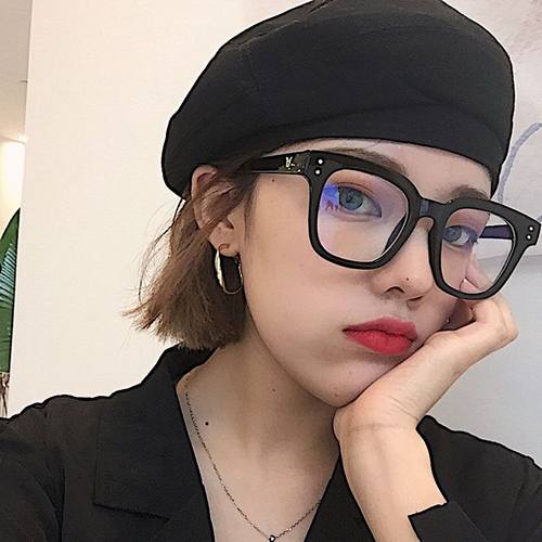 防蓝光黑框眼镜框素颜神器男女潮