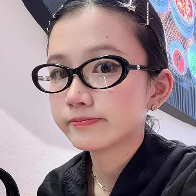超轻书呆子眼镜女防蓝光椭圆形潮