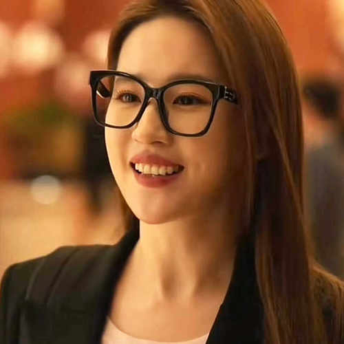 玫瑰的故事高级感素颜防蓝光眼镜
