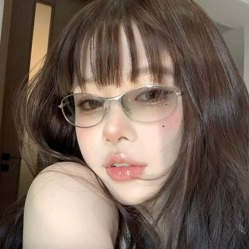 2026新款老钱风墨镜女款猫眼金属高级感近视防晒太阳眼镜复古Y2K