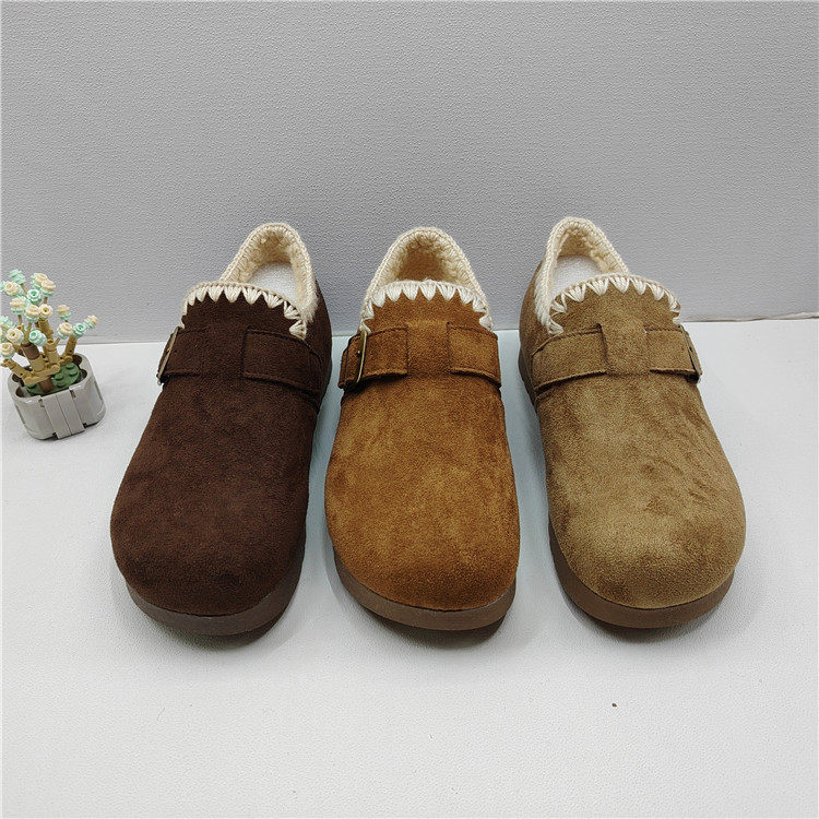 25秋冬加绒勃肯鞋女冬季保暖毛绒圆头休闲鞋百搭皮带装饰软木鞋女,女鞋,勃肯鞋/软木鞋,淘宝优惠券,粉丝福利购,淘宝优惠卷