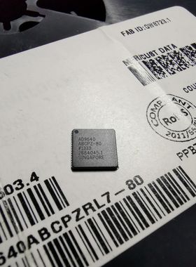 AD9640ABCPZ-80 原装现货ADI高速运算放大器LFCSP-64无线通讯芯片