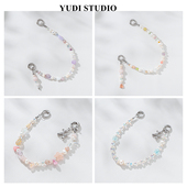 适用华为苹果原创高级天然淡水珍珠手机链ins风挂绳手提链手拎女