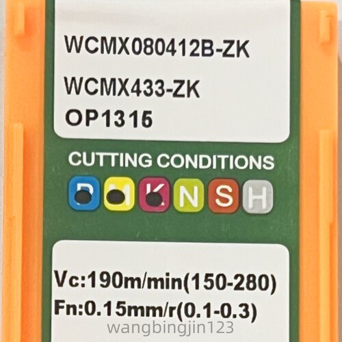 OKE U钻刀片WCMX030208/040208/050308/06T308/080412B-ZK OP1315