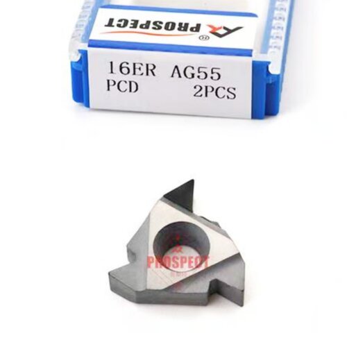 金刚石内外螺纹刀片16ER/IR AG60/55PCD/CBN铝用淬火专用挑丝刀片