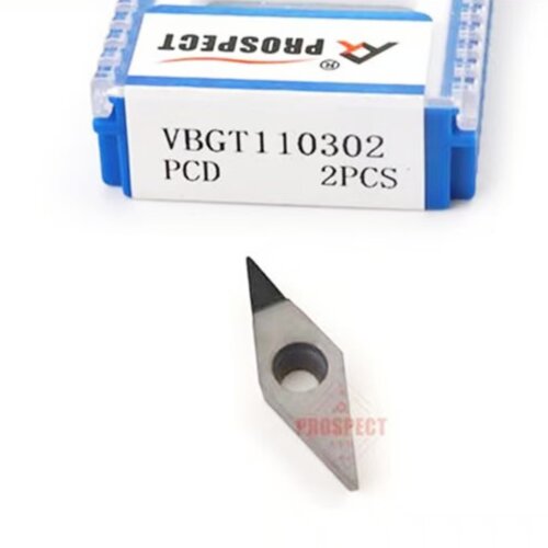 高光PCD金刚石刀片超硬CBN淬火刀粒 VCGT110301/110302 VBGT11304