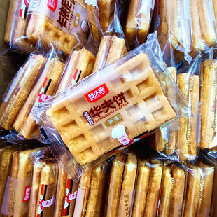 回头客卡侬尼华夫饼原味香软点心糕点蛋糕零食整箱实惠