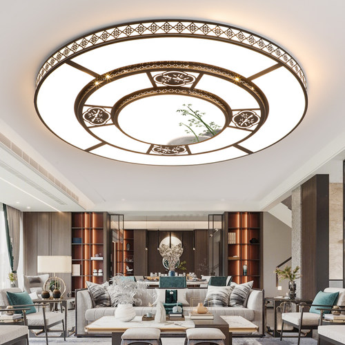 新中式超亮led大圆灯新款吸顶灯