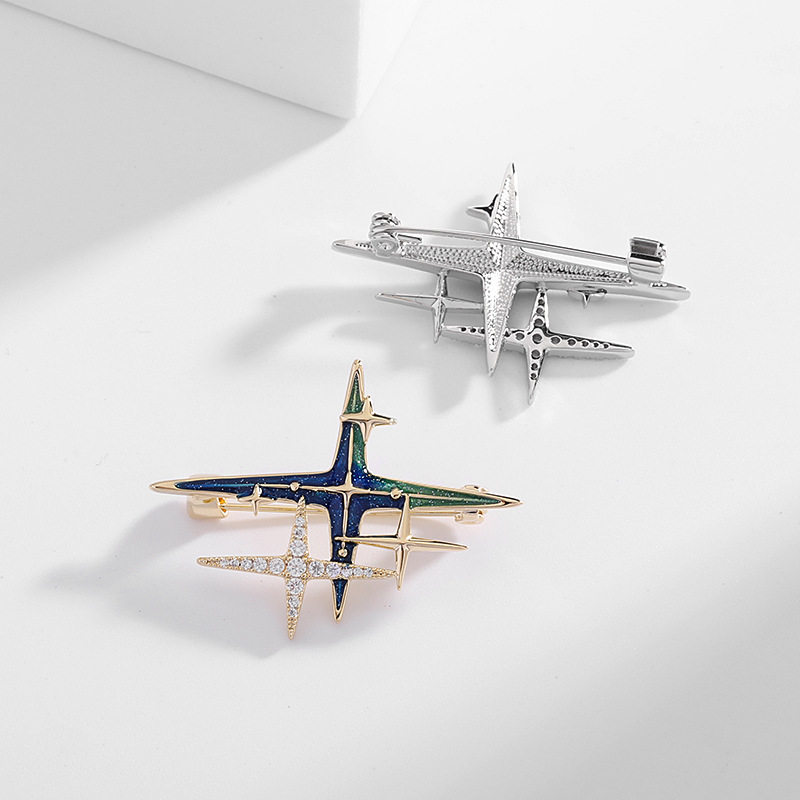 原创设计微镶钻女胸针