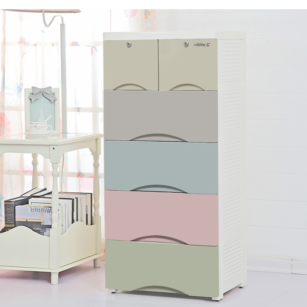 50CM宽品雅一派欧式儿童收纳柜 抽屉式衣柜宝宝储物柜婴儿整理柜