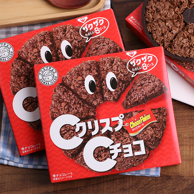 NISSIN日本日清麦脆批巧克力薄脆饼干披萨CISCO进口零食网红膨化