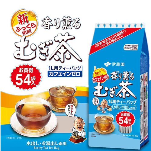 日本进口TEAS'TEA伊藤园大麦茶包日式烘焙儿童饭店冲饮冷热携