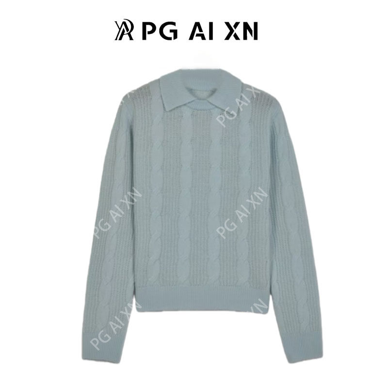 【甜甜粉丝专享】PG Ai XN/品归简约假两件翻领绞花羊毛衫 3074,女装/女士精品,毛针织衫,淘宝优惠券,粉丝福利购,淘宝优惠卷