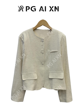 【一一专享】PG Ai XN/品归 早春新款亚麻外套 PGXN 2596