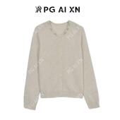 3019 甜甜粉丝专享 法式 品归 PGXN 手工钉钻开衫