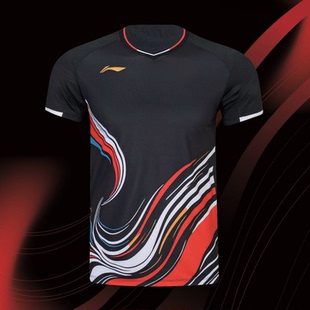 2026新款中青队大赛服lining羽毛球服国青队同款男女短袖AAYW043