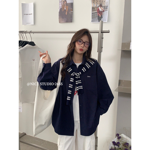 上新百搭净版 年春款 衬衫 套装 C003 奶思家NICE 配披肩 STUDIO