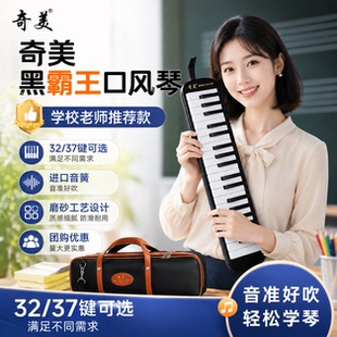奇美黑霸王引领者口风琴37键32键儿童初学小学生用成人专业演奏级