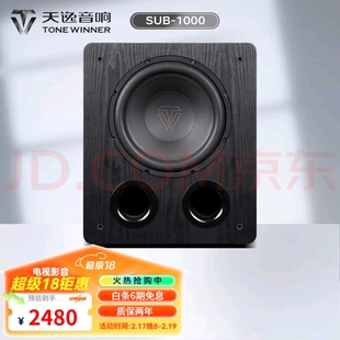 4000 2000 6000专业大动态影院超重有源导向低音炮 1000 天逸SUB