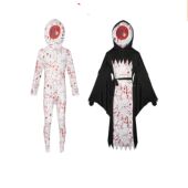 万圣节cos服死神服吸血鬼恶魔之眼连体衣服装 cosplay舞台表演服装