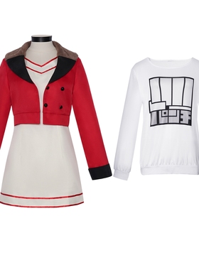 超自然武装当哒当cos服绫濑桃白色卫衣cosplay二次元舞台服