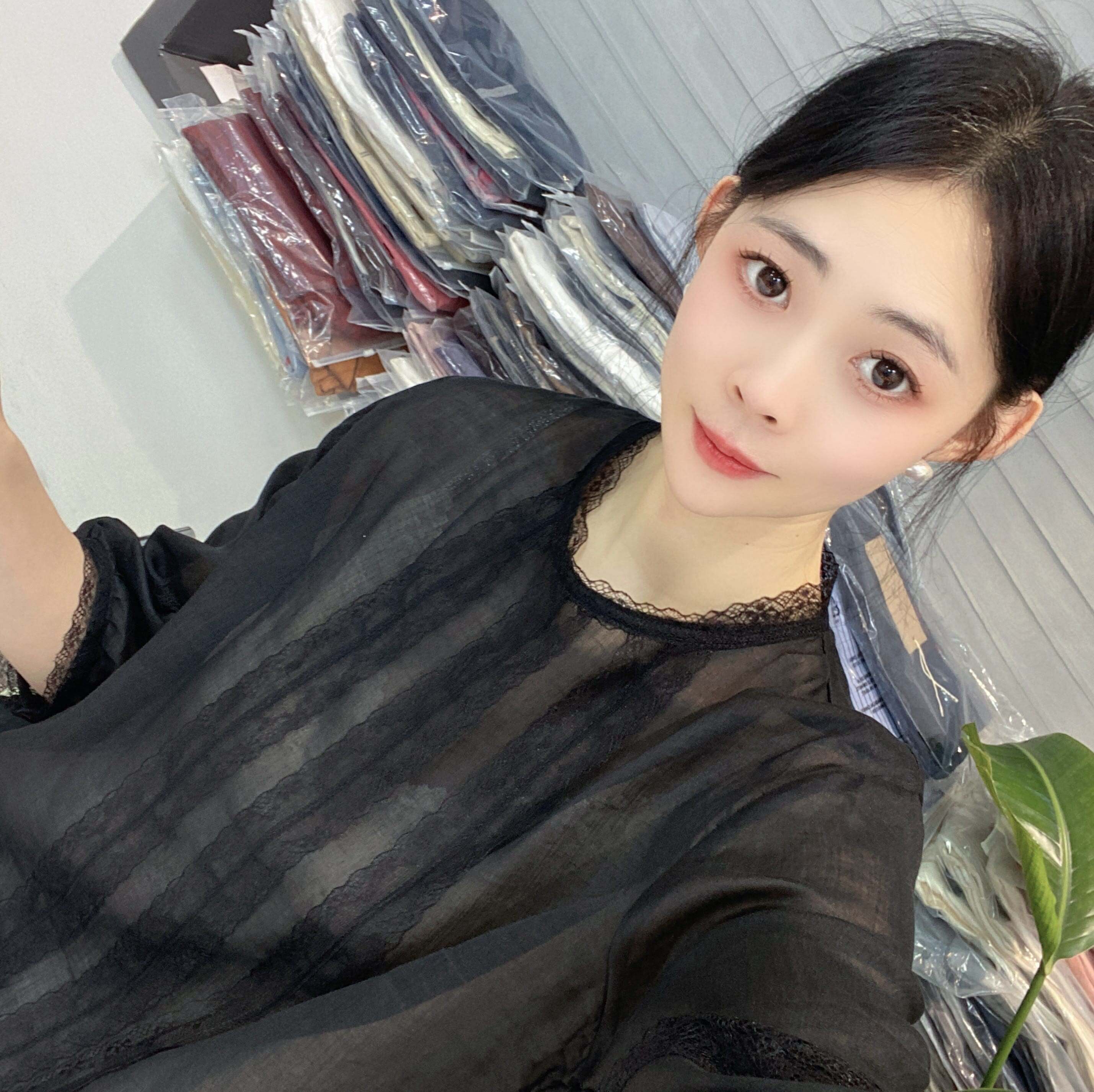 兜兜[苎麻上衣合集]高夏季新款苎麻短袖百搭衬衫女(C051-C100）