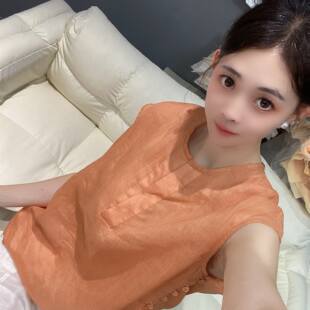 兜兜[苎麻上衣合集]高夏季新款苎麻短袖百搭衬衫女(A951-A1000）