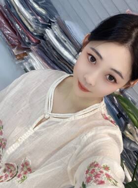 [苎麻上衣合集]高品质夏季新款苎麻短袖百搭衬衫女(S801-S850）