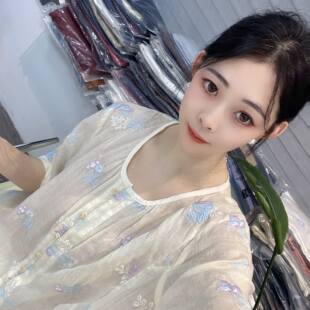 [苎麻上衣合集]高品质夏季新款苎麻短袖百搭衬衫女(S651-S700）