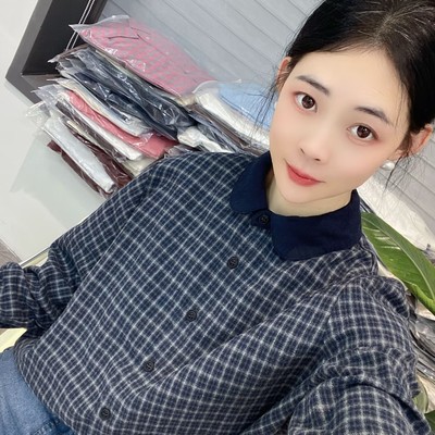 [衬衫合集]宽松秋冬新款打底纯棉长袖衬衫女（S851--S900）