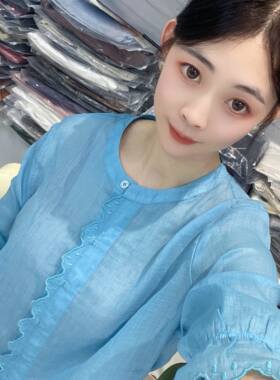 兜兜[苎麻上衣合集]高夏季新款苎麻短袖百搭衬衫女(C701-C750）