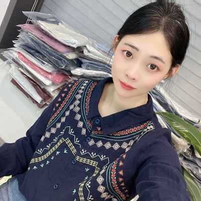 [衬衫合集]宽松秋冬新款打底纯棉长袖衬衫女（V251--V300）